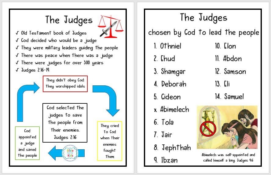 who were judges in the bible